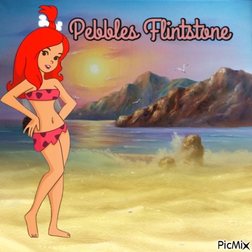 Pebbles Flintstone - Free PNG
