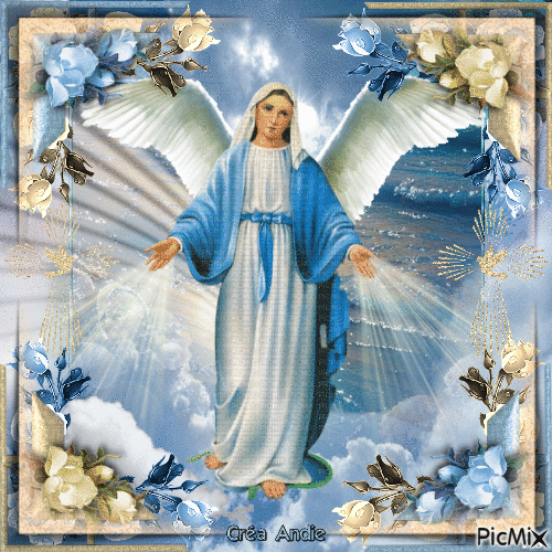 15 Août, Fête de la Vierge Marie - Безплатен анимиран GIF