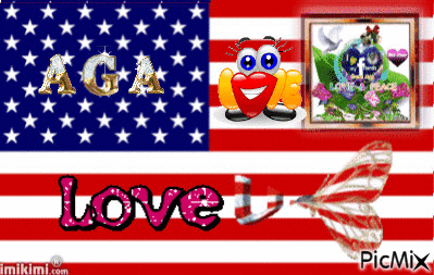Love USA - Ilmainen animoitu GIF