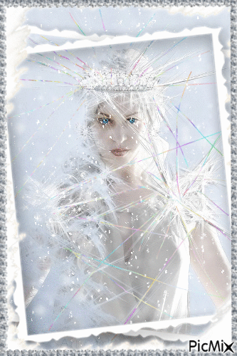 La reine de la neige. - Ingyenes animált GIF