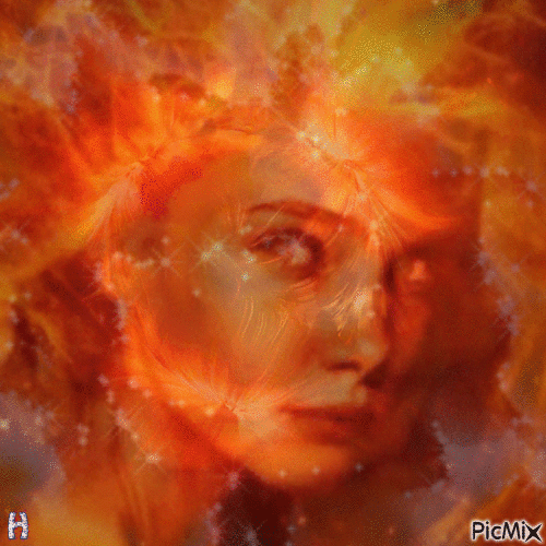 огненная роза - Ingyenes animált GIF