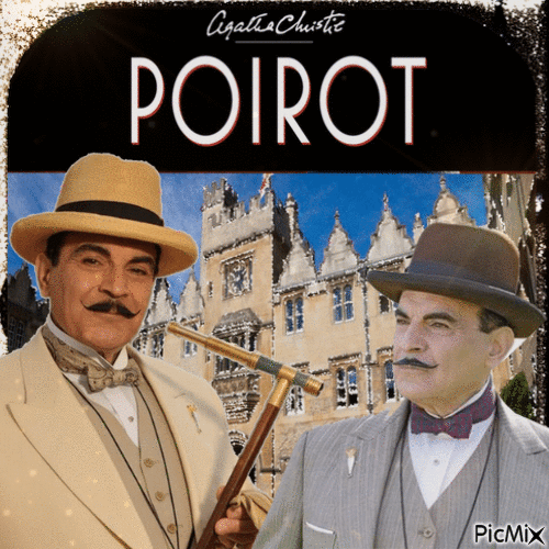 Hercule Poirot - GIF animado grátis