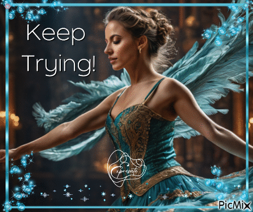 Keep Trying! - Δωρεάν κινούμενο GIF