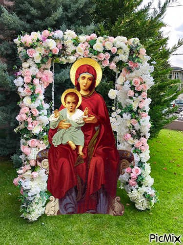 JESUS AND MARY - безплатен png