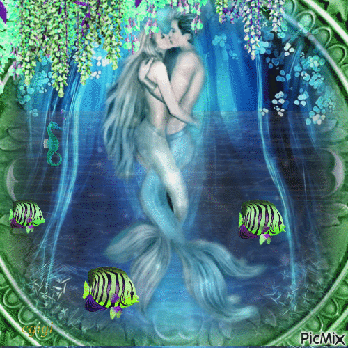 océan secret...fantasy art - Besplatni animirani GIF