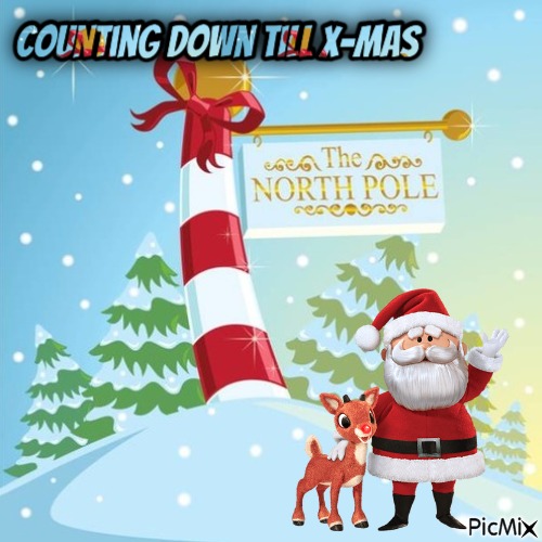 Counting down till christmas - 無料png