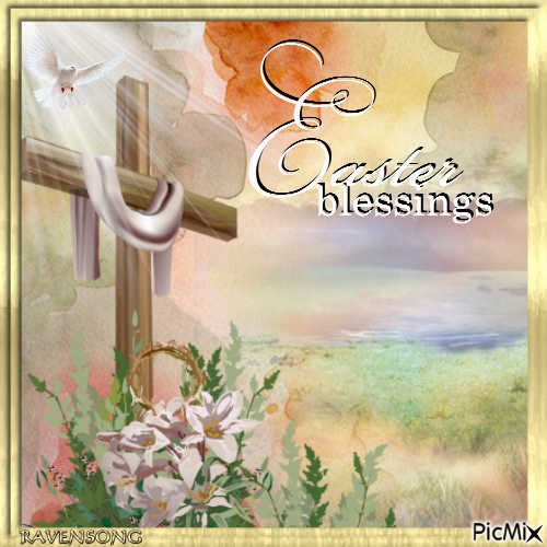 Easter Blessings - gratis png