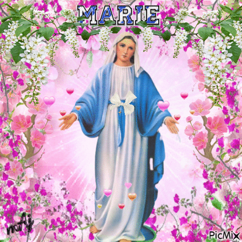 Concours "La Vierge Marie" - GIF animé gratuit