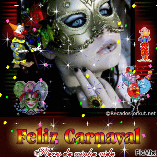 Feliz Carnaval - Безплатен анимиран GIF