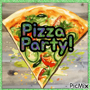 Pizza Party! - Darmowy animowany GIF