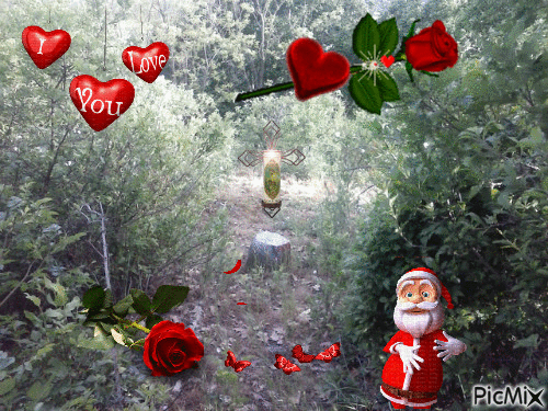 Forest troll rose Calvary - Free animated GIF