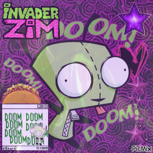 GIR from Invader Zim!!!!! ^_^ - Ücretsiz animasyonlu GIF