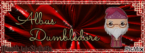 {#}Albus Dumbledore Pop Vinyl Banner{#} - GIF animé gratuit