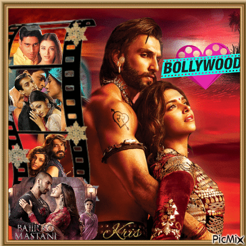 Amour et passion à Bollywood - GIF animé gratuit