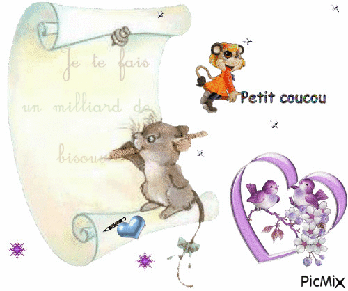 petit coucou - Ücretsiz animasyonlu GIF