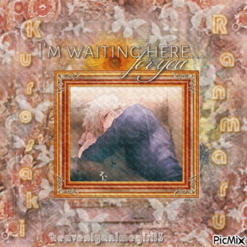 I'm waiting here... for you - 免费动画 GIF