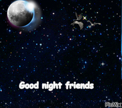 good night - Zdarma animovaný GIF