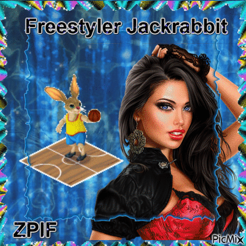 Freestyler Jackrabbit - Gratis geanimeerde GIF