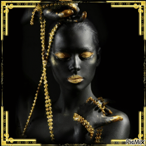 Altın-Siyah - Безплатен анимиран GIF
