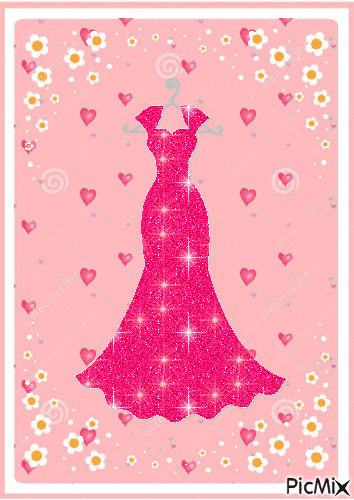 Pinky  Gown - Ingyenes animált GIF