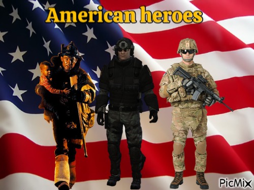 American heroes - ücretsiz png