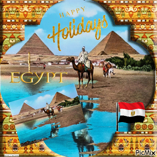 Im Urlaub--Ägypten - Kostenlose animierte GIFs