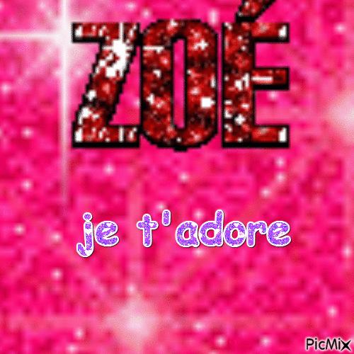 zoé - Bezmaksas animēts GIF