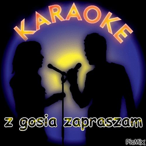 karaoke z gosia - Gratis animeret GIF