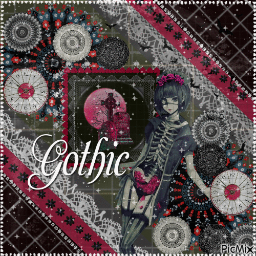 Anime gothic ❤️ elizamio - Gratis geanimeerde GIF