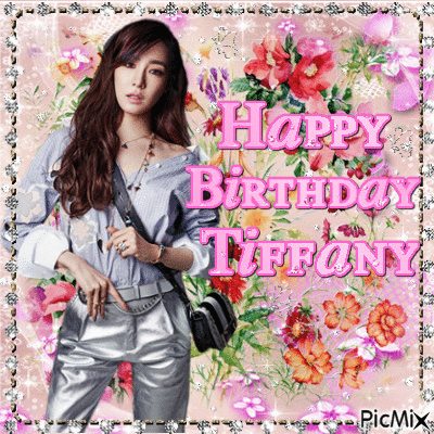 Happy Birthday Tiffany SNSD♥ - Besplatni animirani GIF