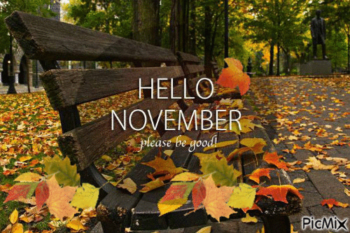 fall, november - GIF animasi gratis