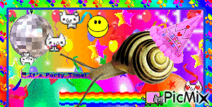 Snail dance - Besplatni animirani GIF