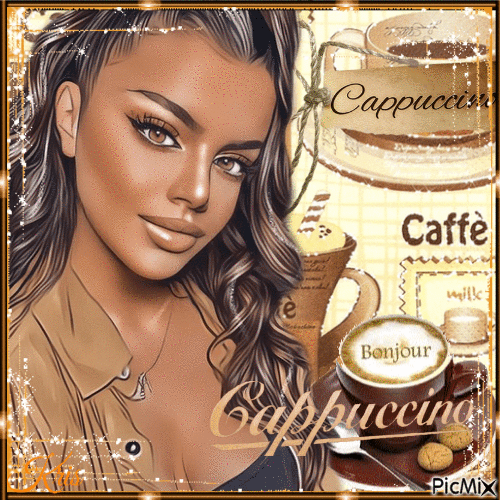 Cappuccino - GIF animado grátis