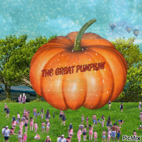 The Great Pumpkin - Free animated GIF