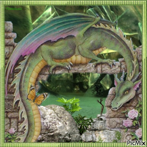 La tanière du dragon. - Free PNG