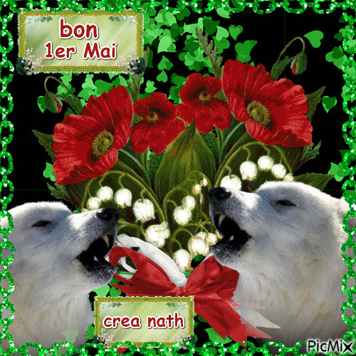 bon 1er mai - Animovaný GIF zadarmo