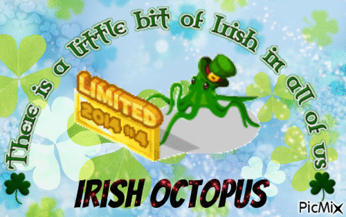 Irish Octopus - Free animated GIF