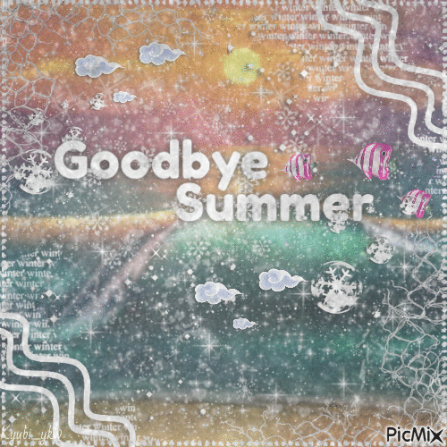 Goodbye Summer~by Kyubi_ykw - Бесплатный анимированный гифка