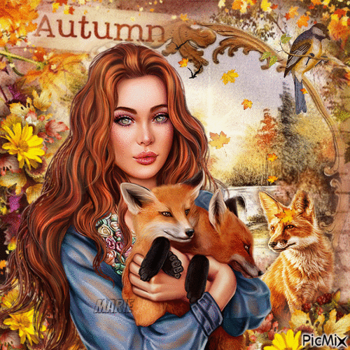 Beautés d'automne - GIF animate gratis