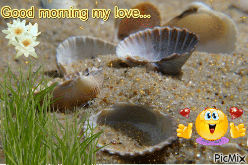 Good morning my love - Бесплатный анимированный гифка