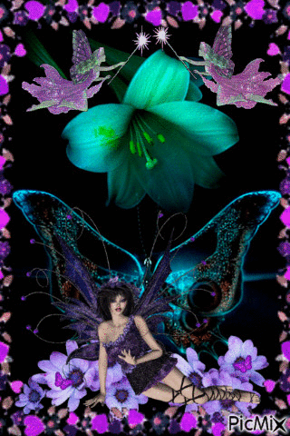 ange papillons - GIF เคลื่อนไหวฟรี