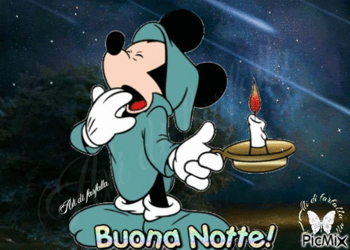 buona notte topolino 2 - Ücretsiz animasyonlu GIF