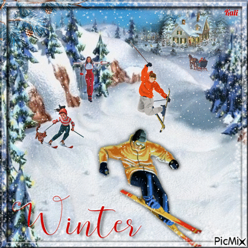 Winter fun - Ingyenes animált GIF