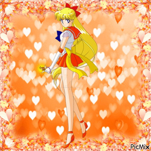 Sailor Venus: Orange Oasis - GIF animé gratuit