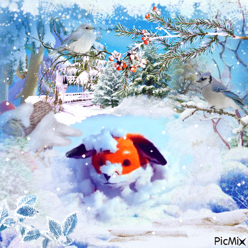 Happy winter - Gratis animerad GIF