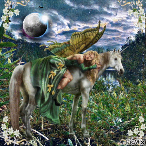 Fairy Unicorn - Δωρεάν κινούμενο GIF
