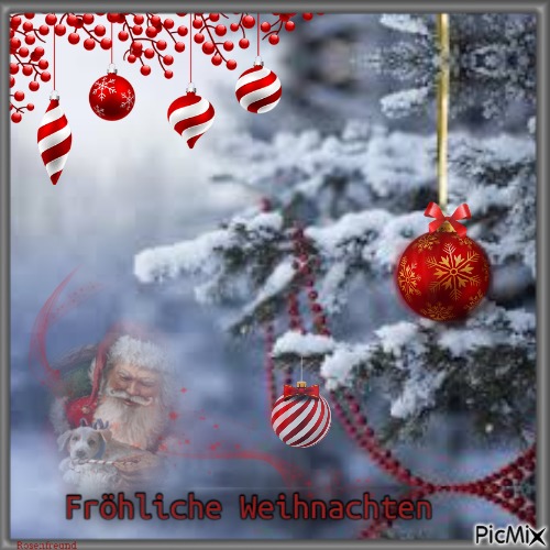 Fröhliche Weihnachten - PNG gratuit