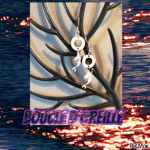 Boucle d'oreille sirène - 無料のアニメーション GIF