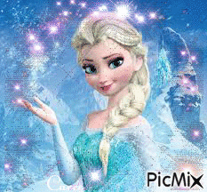 Reine des neiges - GIF animate gratis