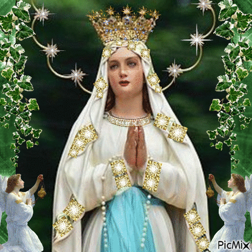 Our Lady of Lourdes - Free animated GIF